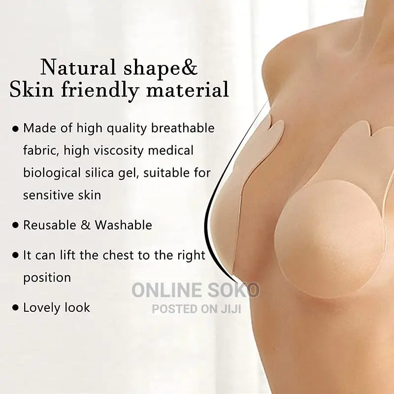 Women Reusable Rabbit Ear Silicone Breast Lift Nipple Covers