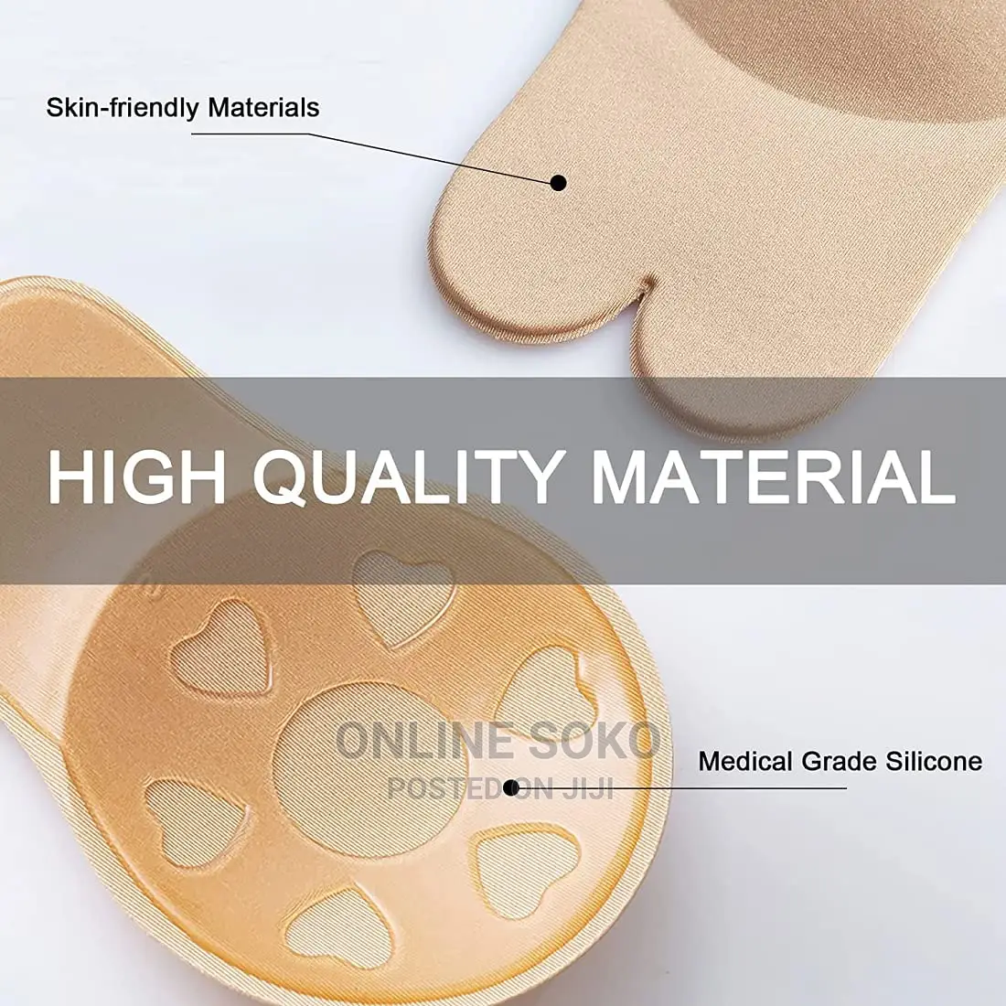 Women Reusable Rabbit Ear Silicone Breast Lift Nipple Covers
