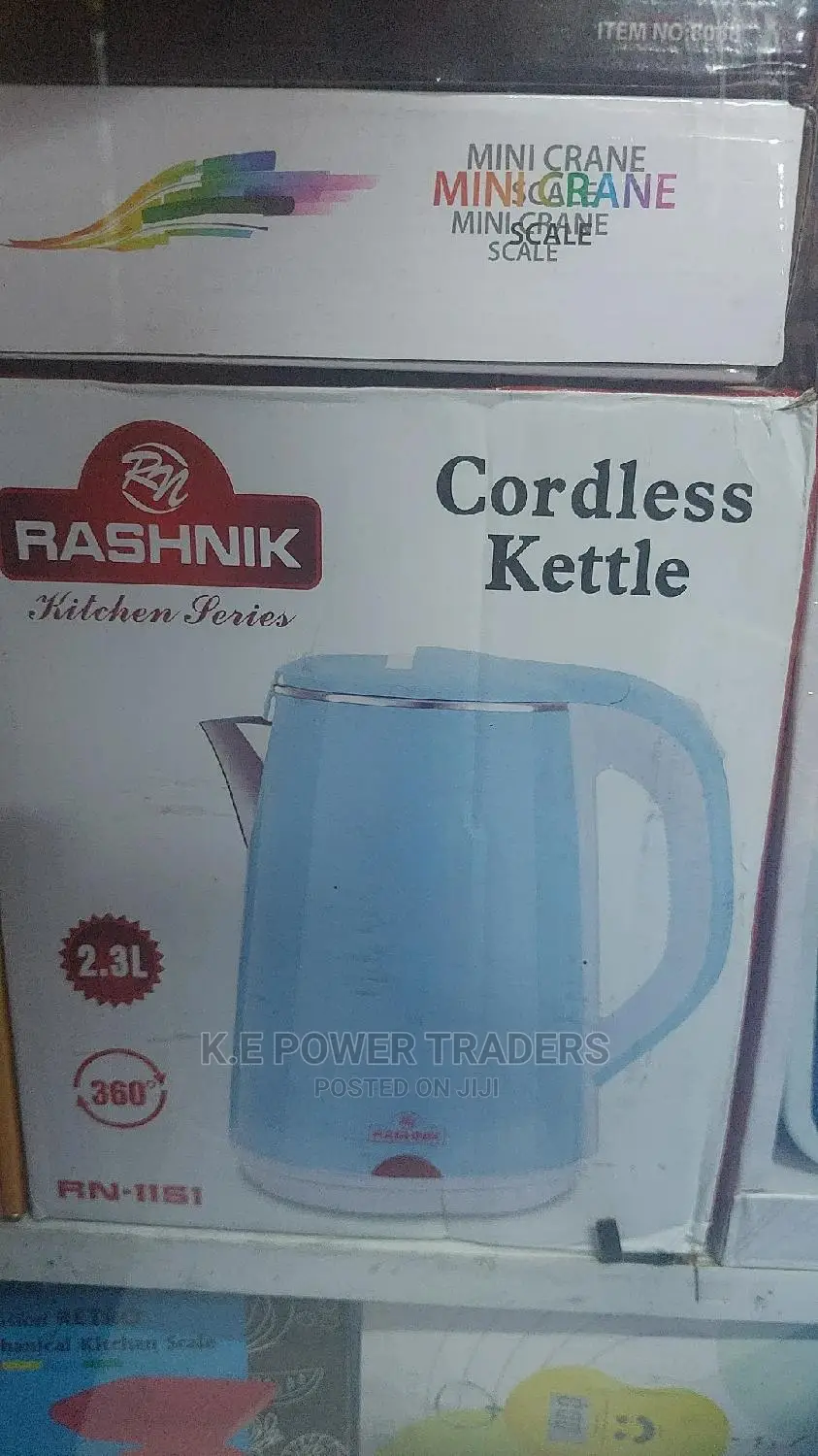 Rashnik Cordless Electric Water Kettle