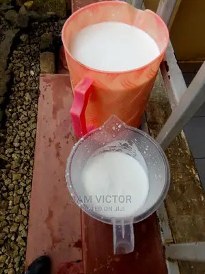 Pure Fresh Farm Goat Milk.