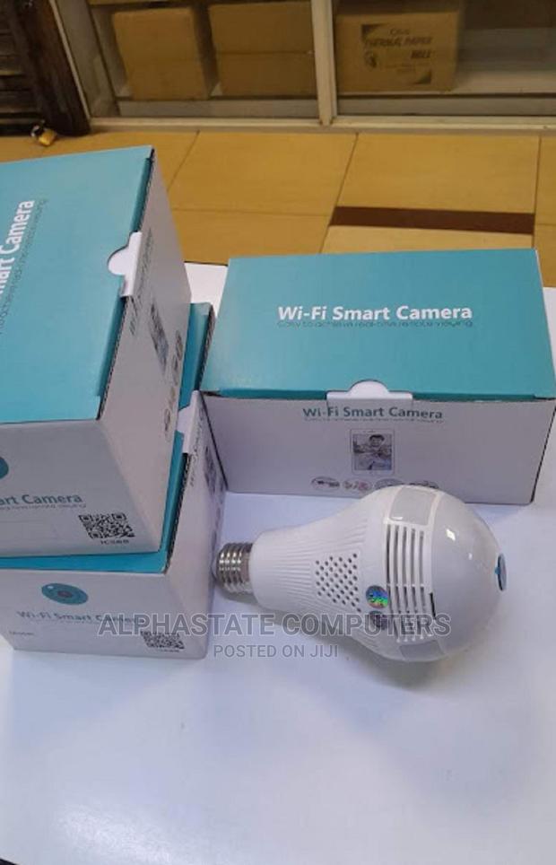Panoramic 360 Degree Wifi Light Bulb Nanny Camera