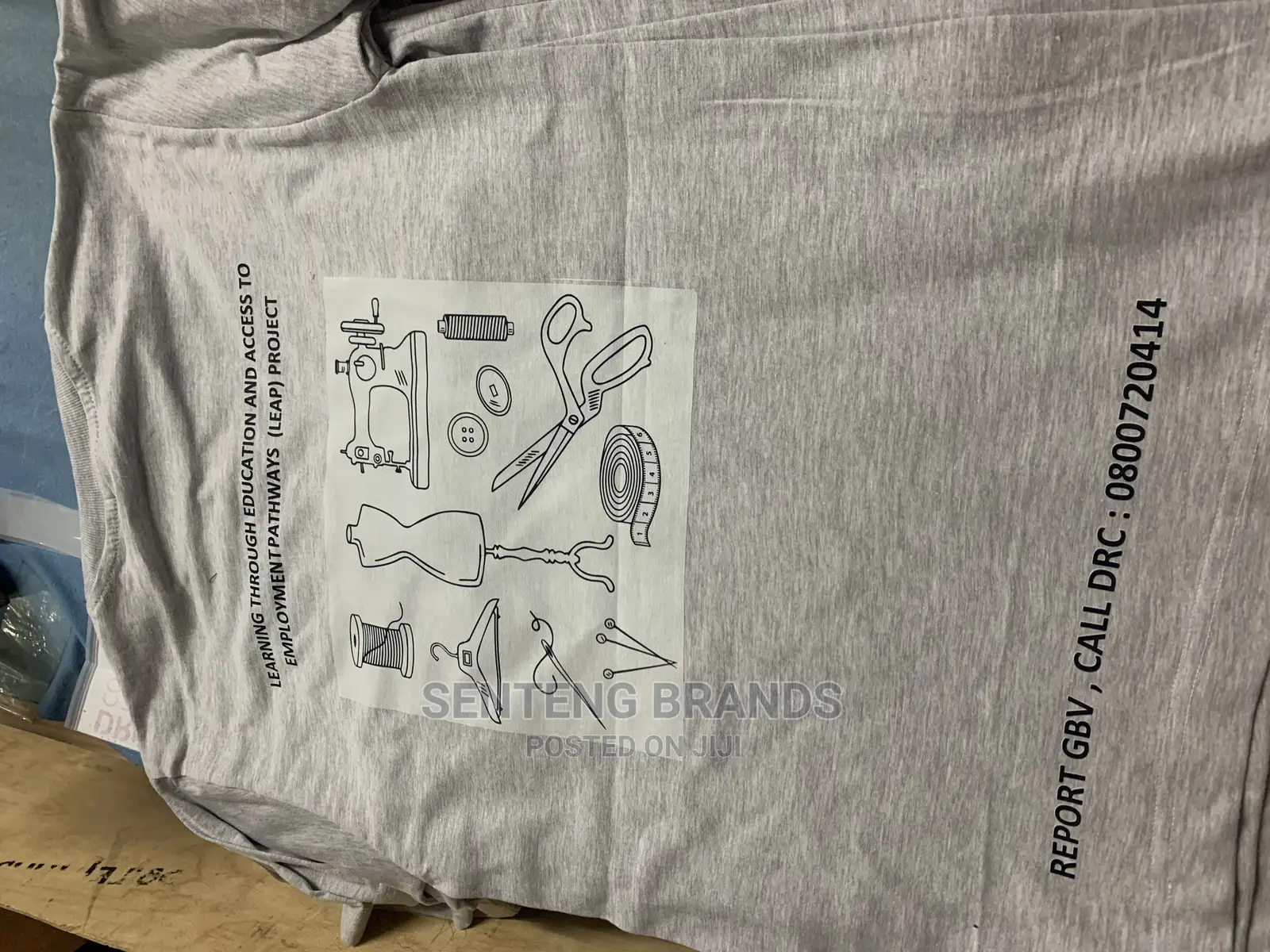 Grey Printed Tshirts
