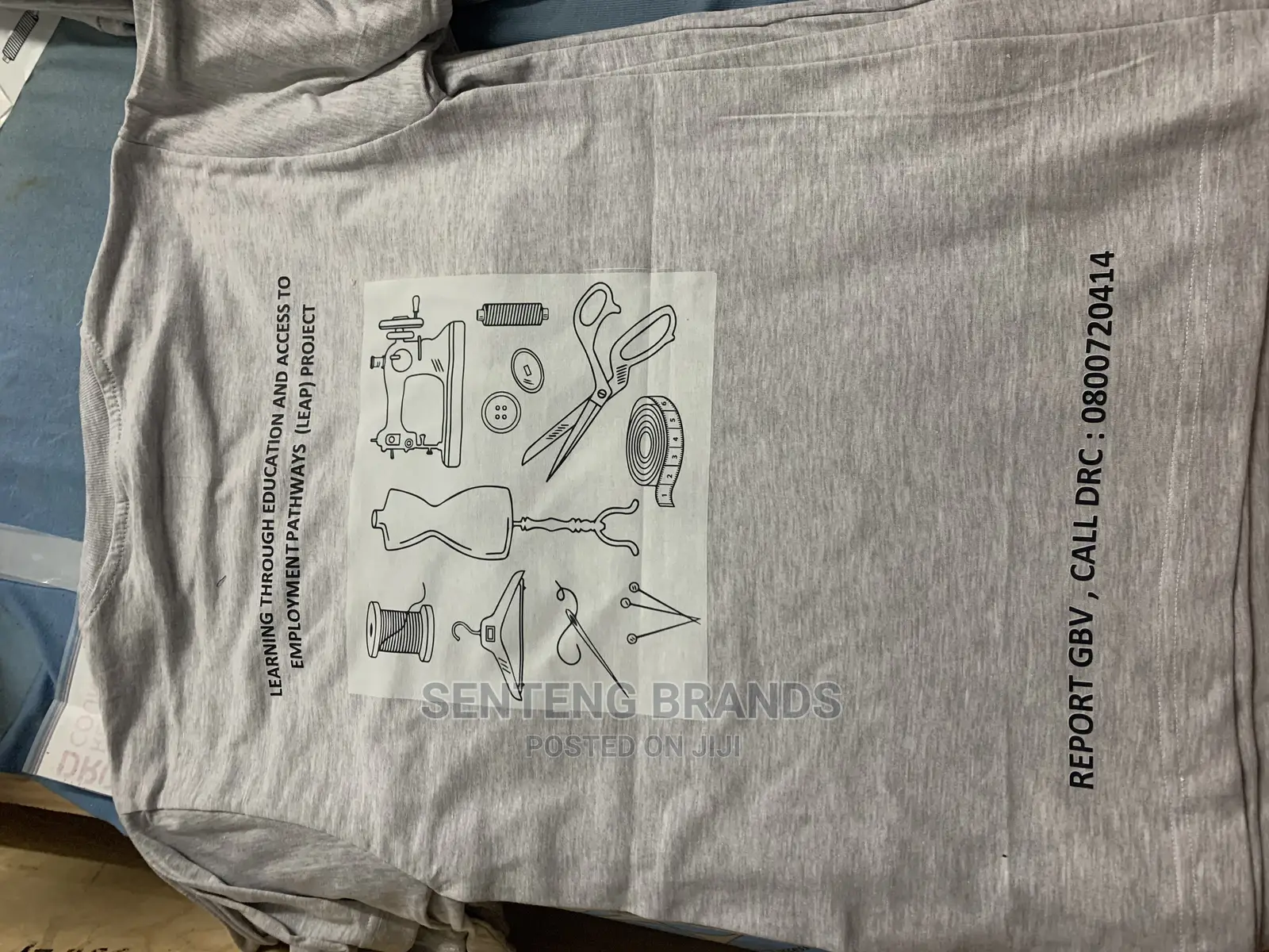 Grey Printed Tshirts