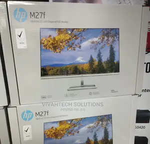Hp M27F 27" Frameless IPS Display Monitor FHD(1920x1080p)