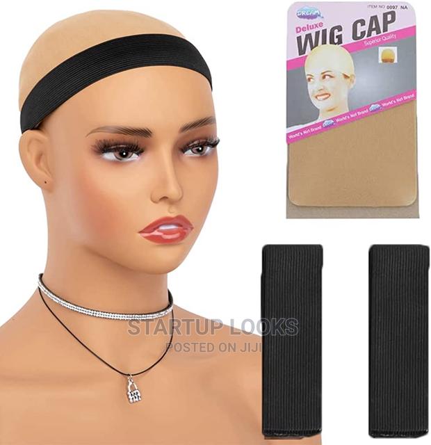 Wig Elastic Band and 2x Wig Cap - main view