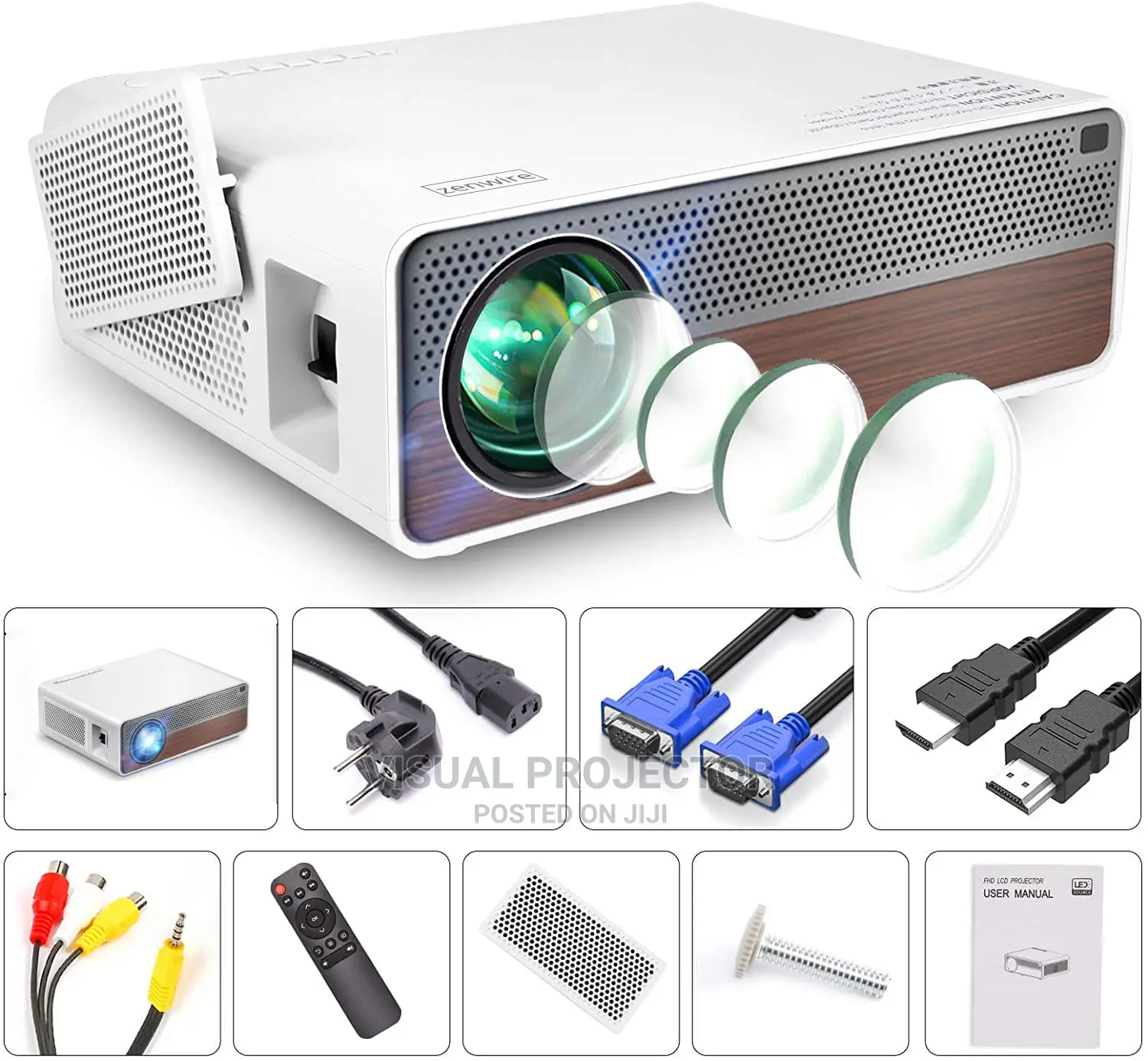 AUN AKEY MAX 11000lumens Projector With FREE Android Box