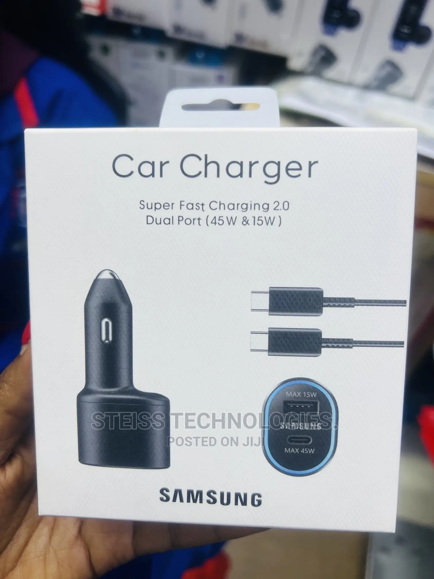 Samsung 45w Car Charger.
