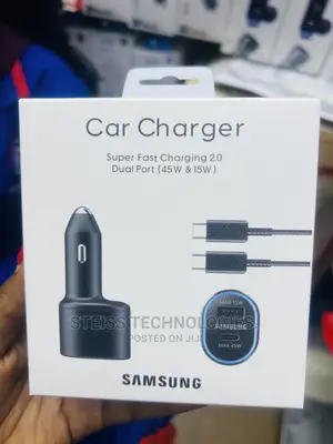 Samsung 45w Car Charger.