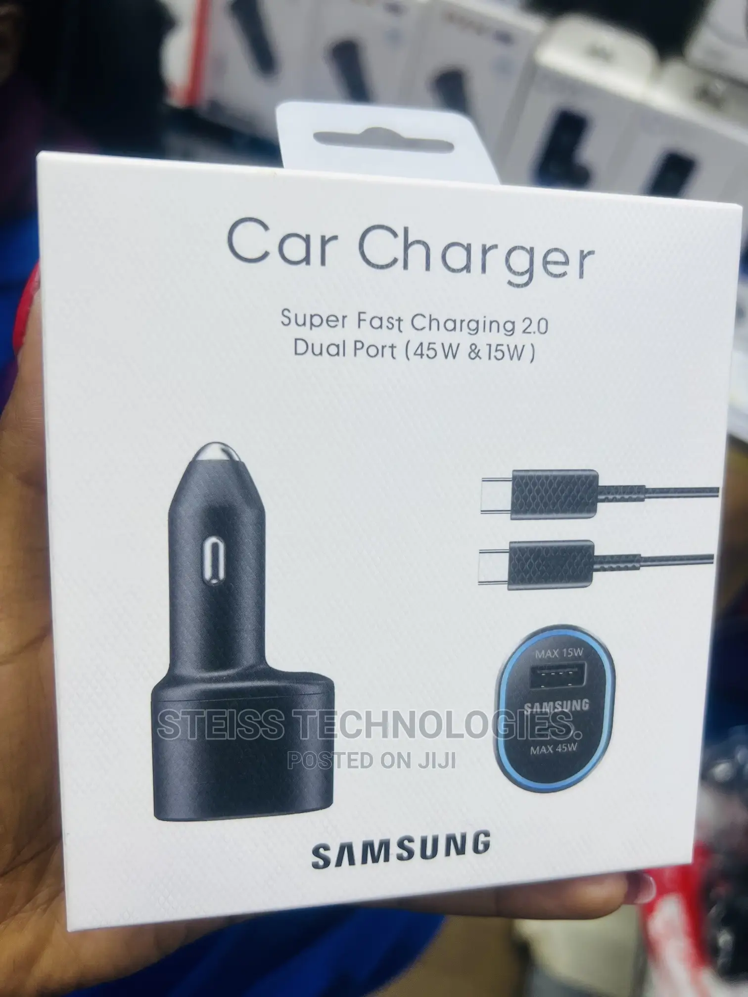Samsung 45w Car Charger.