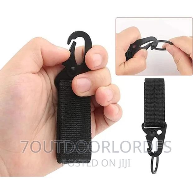 Tactical Gear Utility Webbing Belt Key Chain - thumbnail 3