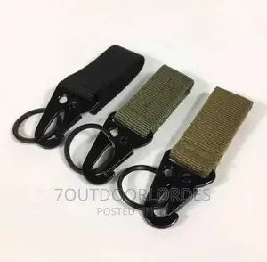 Tactical Gear Utility Webbing Belt Key Chain