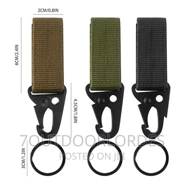 Tactical Gear Utility Webbing Belt Key Chain - thumbnail 5