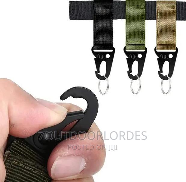 Tactical Gear Utility Webbing Belt Key Chain - thumbnail 12