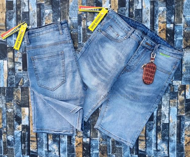 High-End Unisex Denim Shorts - thumbnail 3