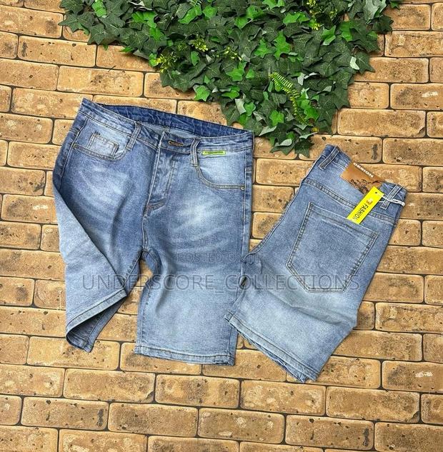High-End Unisex Denim Shorts - thumbnail 6