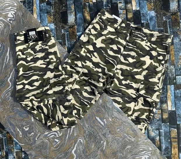 High-End Unisex Camouflage Side Pocket Shorts - thumbnail 4