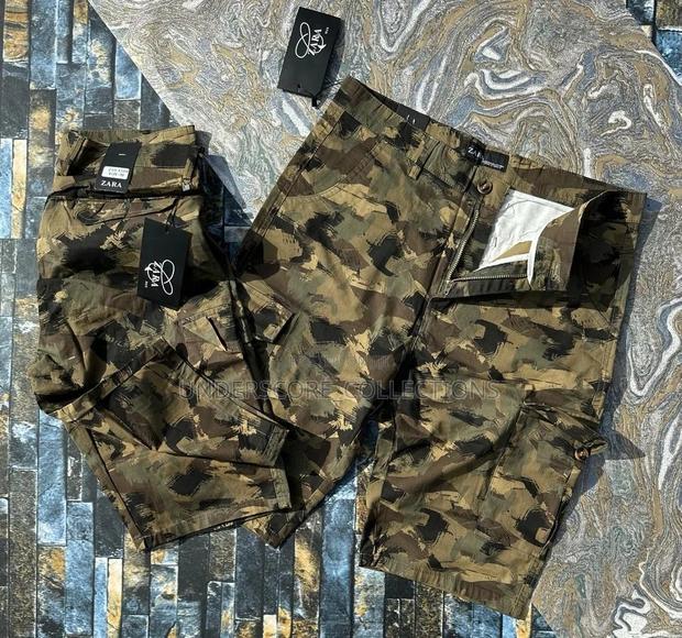High-End Unisex Camouflage Side Pocket Shorts - thumbnail 5