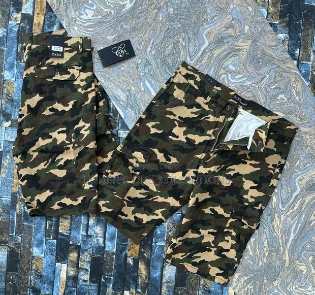 High-End Unisex Camouflage Side Pocket Shorts - thumbnail 6