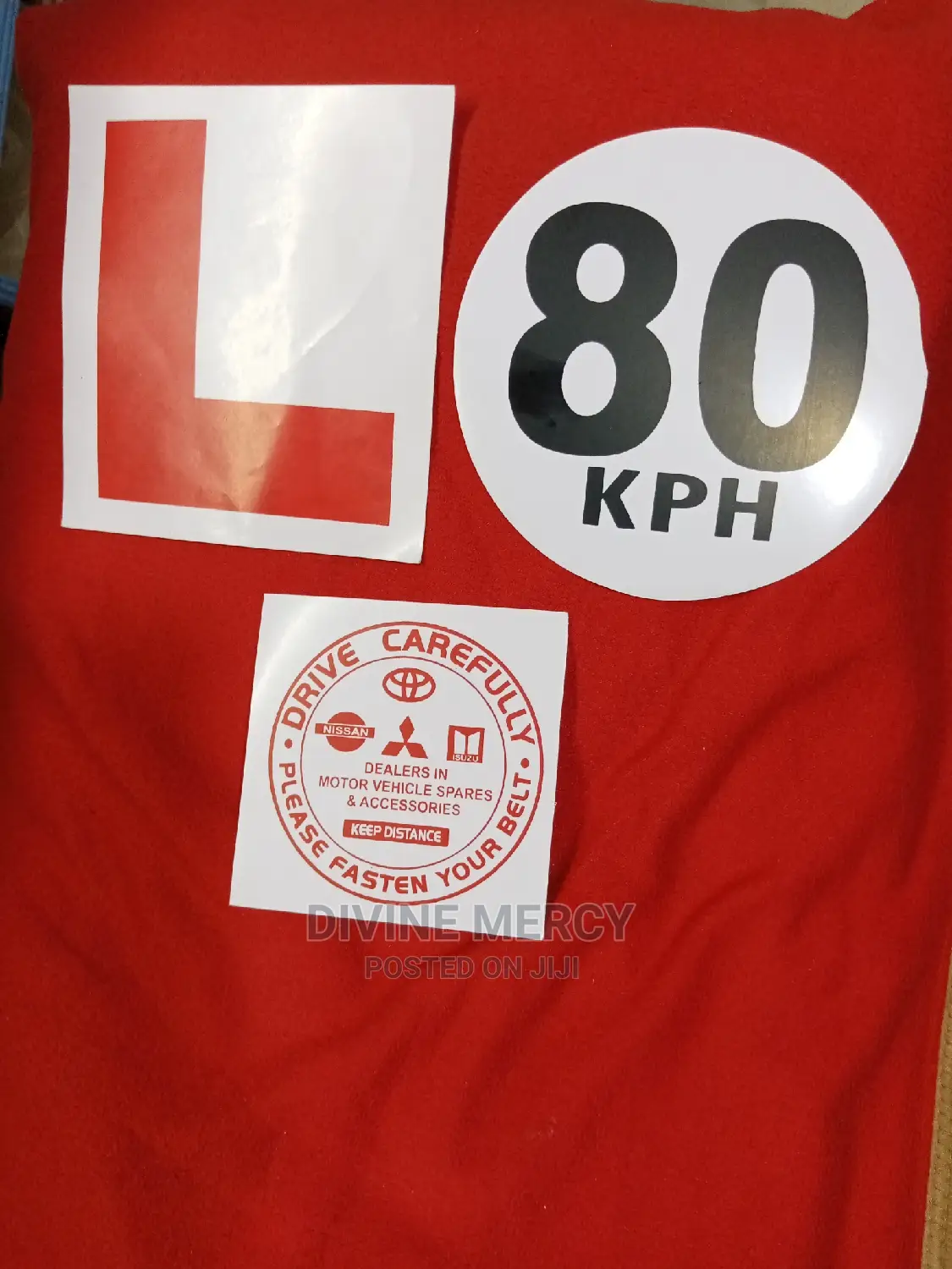 80km Sticker/Insurance