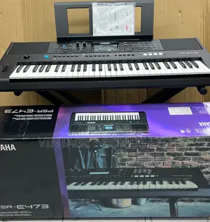 Yamaha PSR-E473 Portable 61keys Keyboard( New )