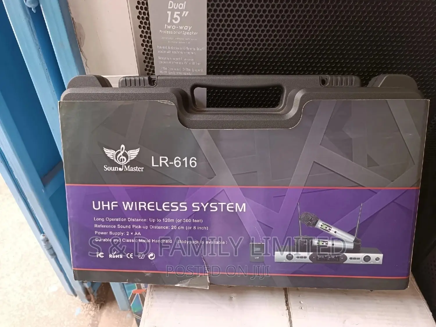Studio Master UHF Wireless Microphone LR-616