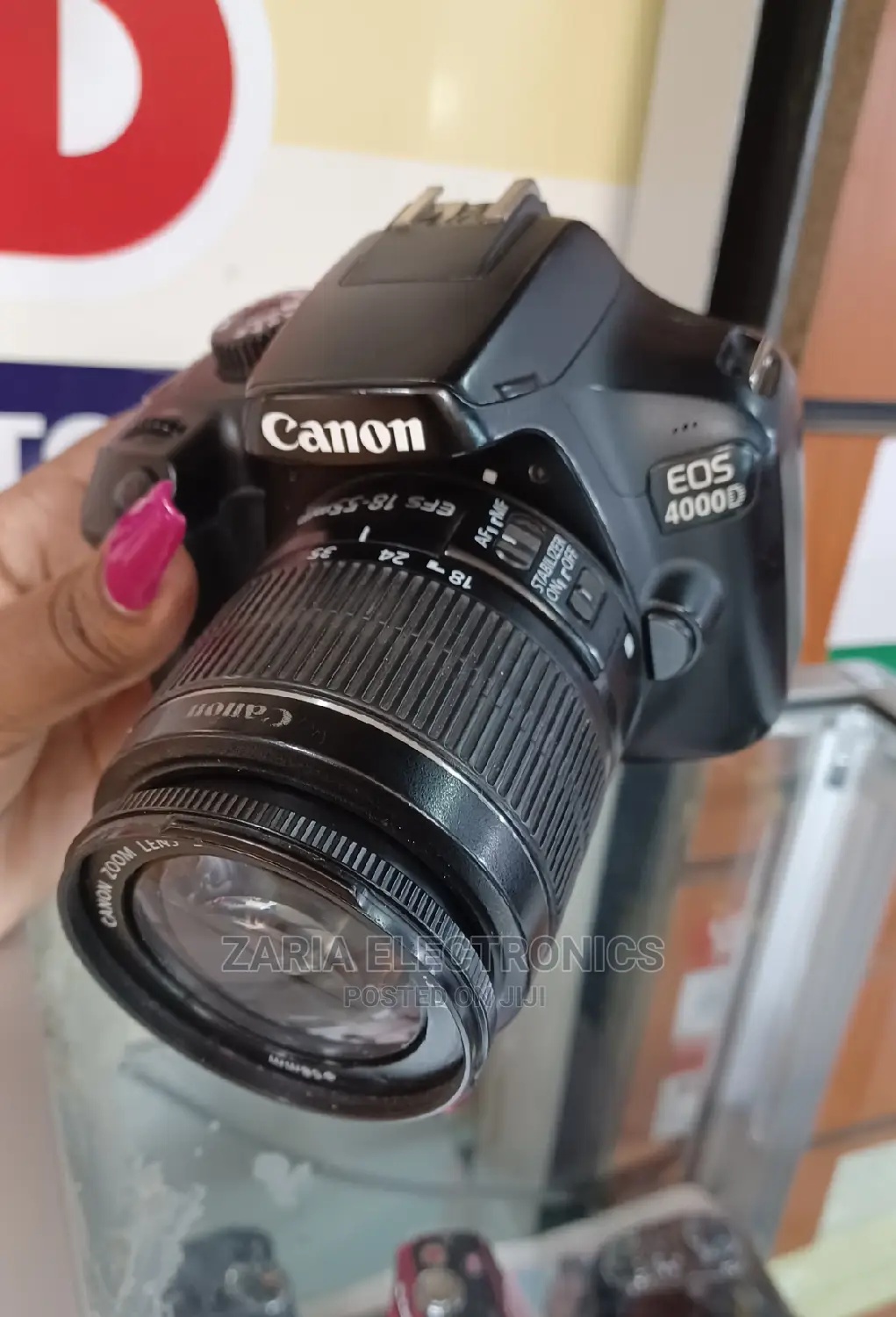Cano 4000d Used Camera With Lens,Battery, Charger and Strap