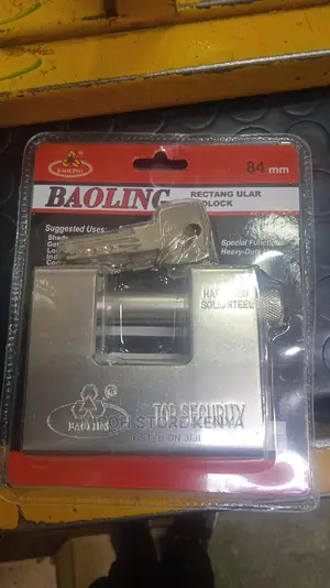 5keys Rectangular Padlock Heavyweight Lock -Gate Lock