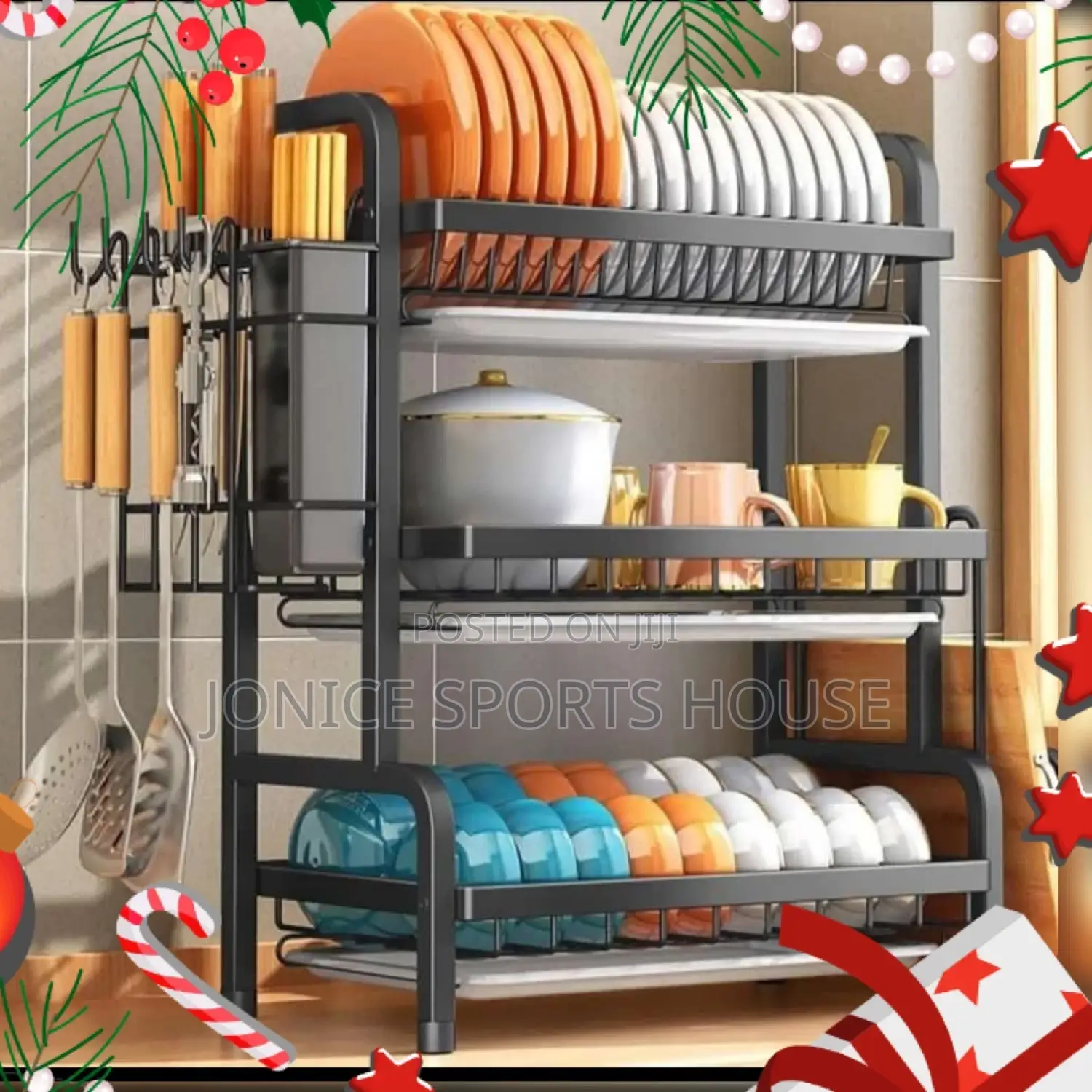 Metallic Dish Rack