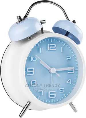 Twin Bell Quartz Analog Alarm Clock
