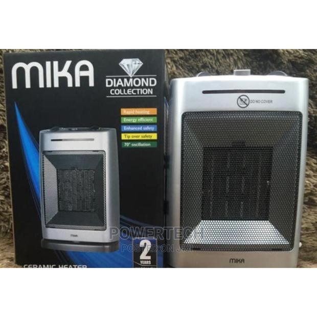 Mika MH201 - Ceramic Heater, 750w-1500w - Silver