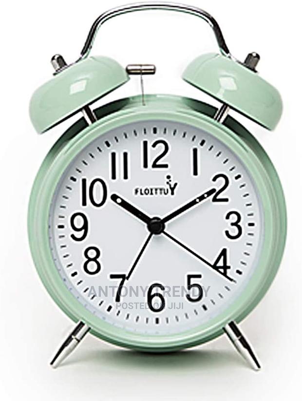 Sharp Double Bell Alarm Tabletop Clock - thumbnail 2