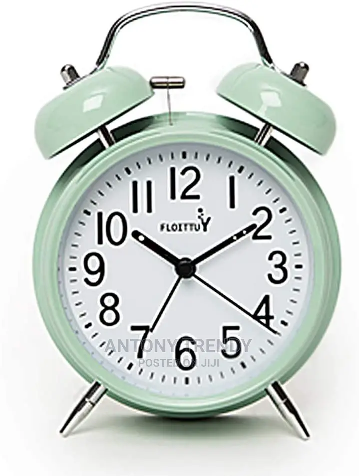 Sharp Double Bell Alarm Tabletop Clock
