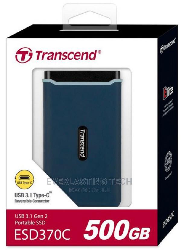 Transcend ESD270C Portable External SSD 500GB - Black