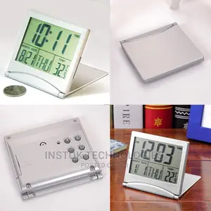 Mini Folding LCD Digital Alarm Clock