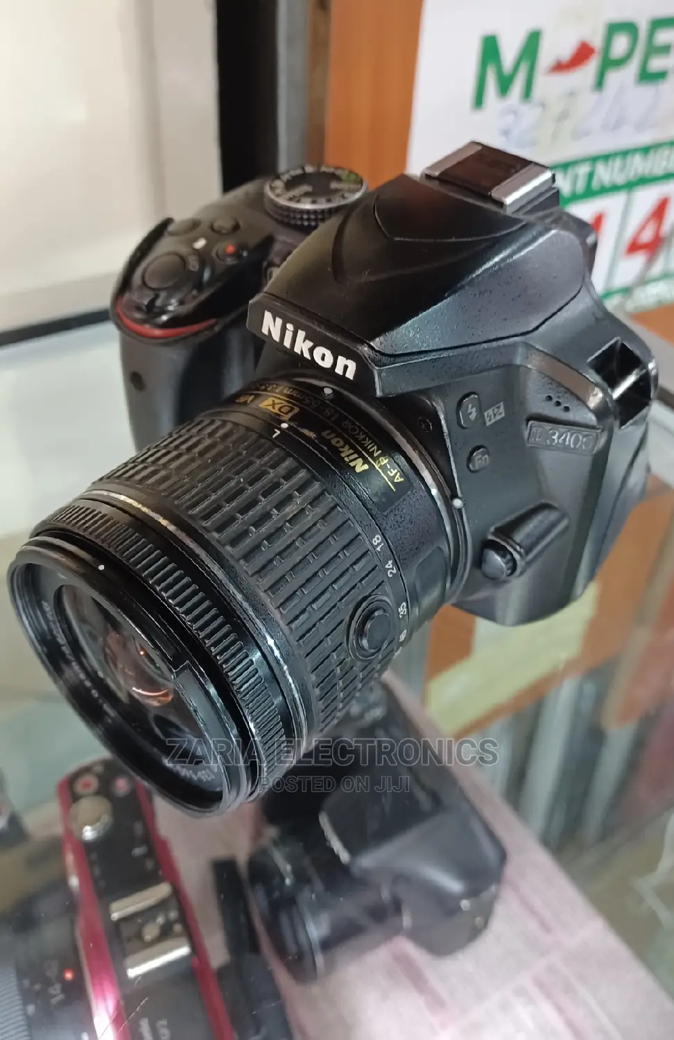 Nikon D3400 Used Camera With Lens,Battery,Charger and Strap