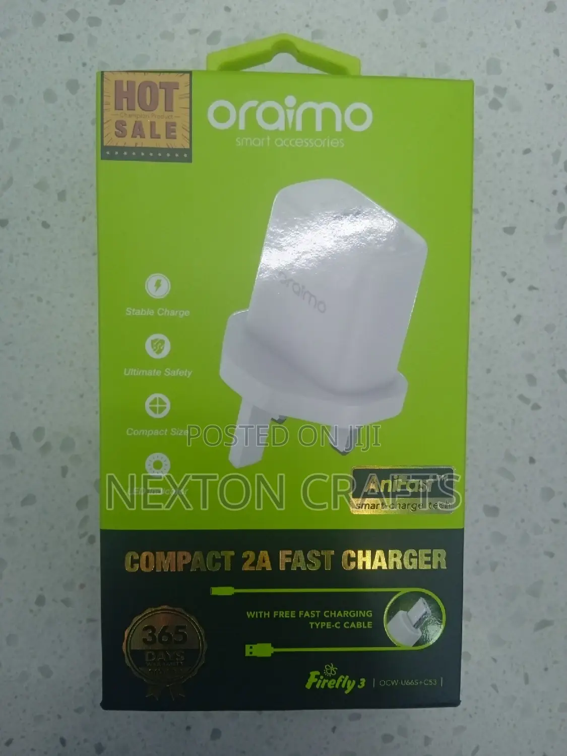 Oraimo Type C Charger