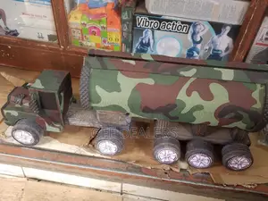 Wooden Police Toy Cars