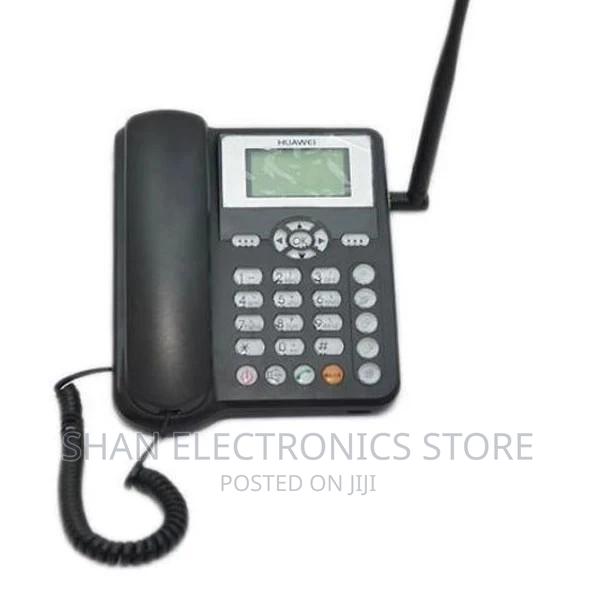 Futuristic;;Wireless GSM Landline Desktop Phone - main view