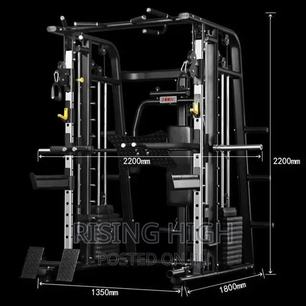 Cable Crossover With Smith Machine