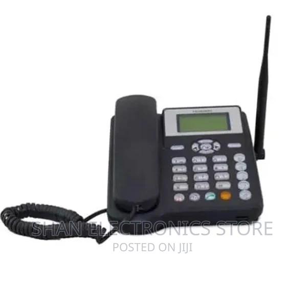 Revolutionary;Single SIM Wireless GSM Landline Desktop Phone - main view