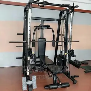 Cable Crossover With Smith Machine.