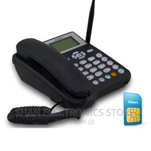 Leading Quality;.Desk Phone With Antenna – Black - thumbnail 2