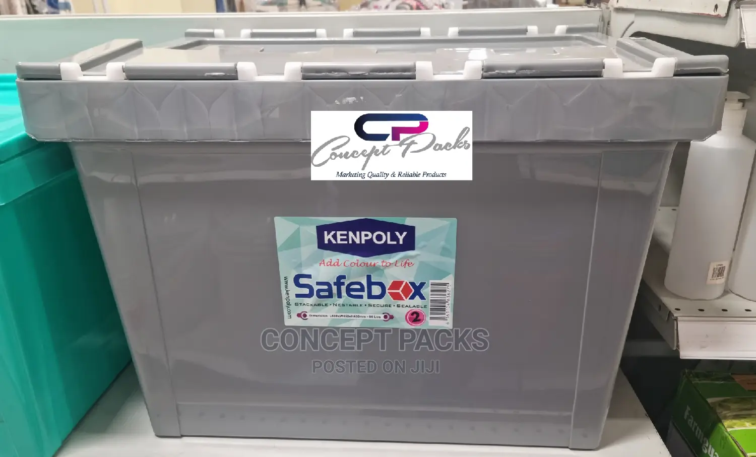 86 LTRS Kenpoly Safe Box H420 X W450 X L600mm