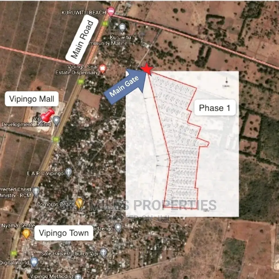 1/4 Acre Plots on Sale at Kuruwitu/Vipingo Ridge