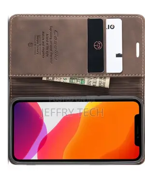 iPhone 12 Mini Retro Flip Leather Wallet Case Coffee