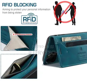 iPhone 11 Pro Max Retro Flip Leather Wallet Case Blue