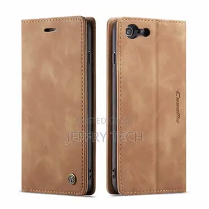 iPhone 6S Plus/6 Plus Anti-Fall Leather Wallet Case Brown