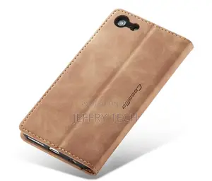iPhone 6S Plus/6 Plus Anti-Fall Leather Wallet Case Brown