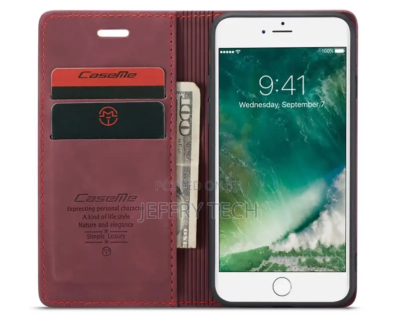 iPhone SE 2020 Vintage Style Matte Texture Soft PU Leather