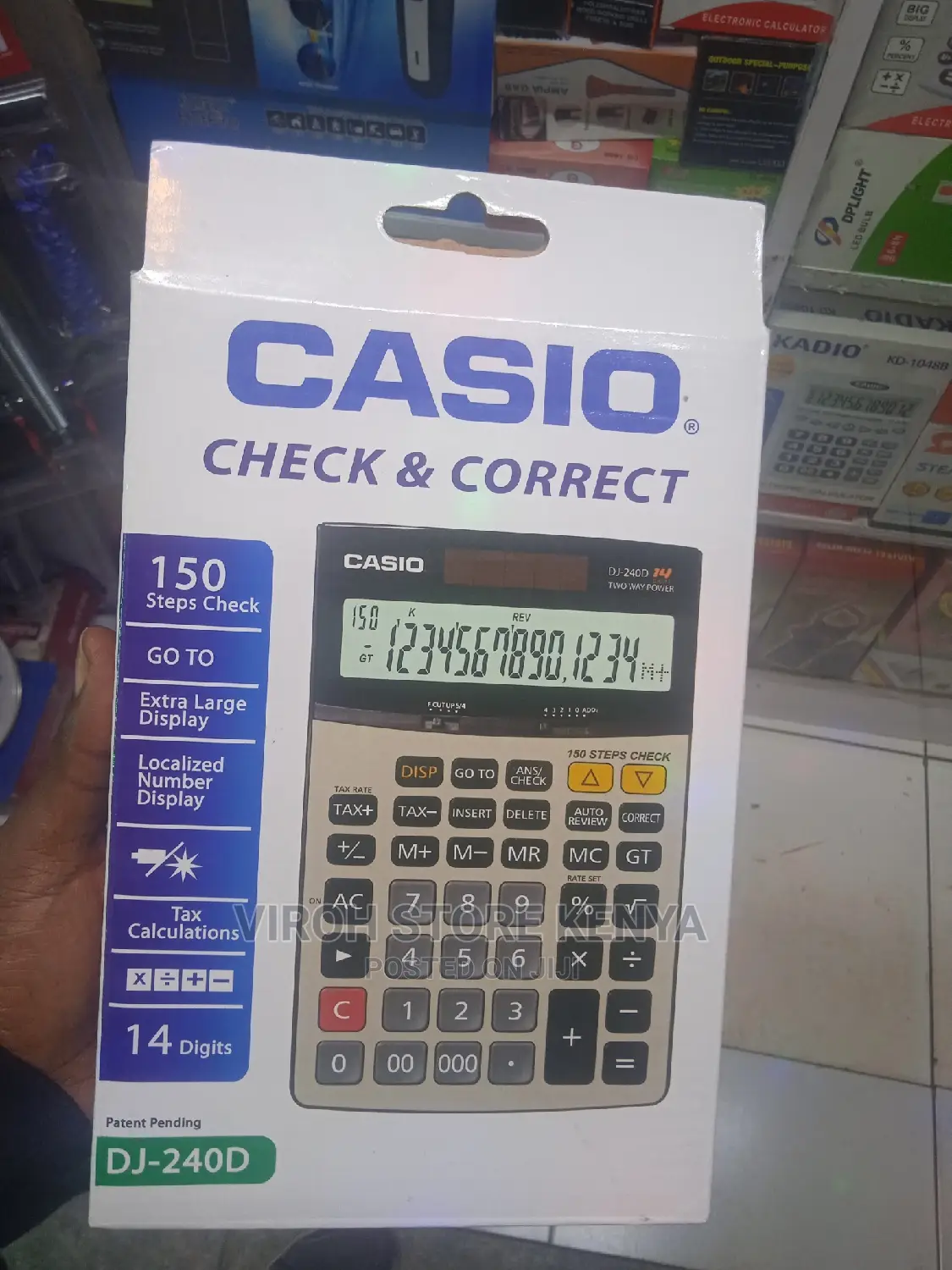 14digits Casio DJ-220D Plus Desktop Calculator / Financial